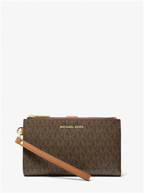 michael michael kors jet set logo smartphone wallet